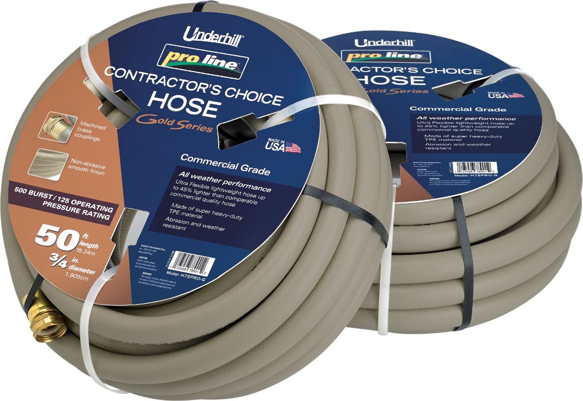 Picture of 3/4 PROLINE HOSE GOLD 50' LENGTH; 125 PSI WP; 500 PSI BURST STRENGTH