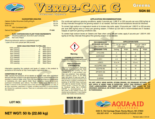 Picture of TOTE VERDECAL G GREENS (1000LB)