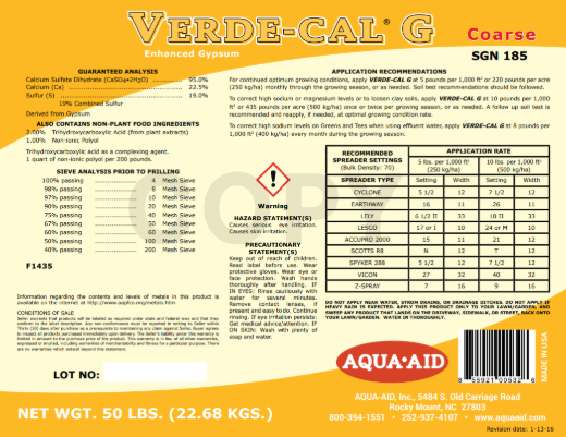 Picture of 50LB VERDE-CAL G COARSE 50PP