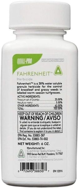 Picture of 6OZ FAHRENHEIT HERBICIDE