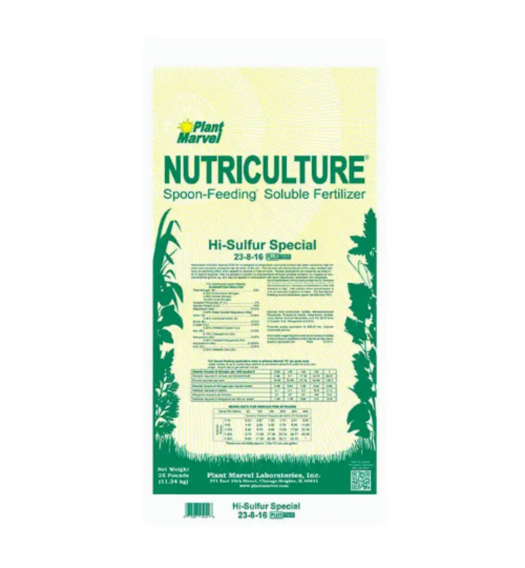 Picture of 25LB 23-8-16 HI-SULFUR NUTRACULTURE