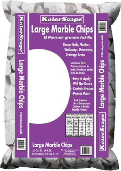 Picture of .5 CU FT MARBLE CHIPS LARGE (80PP)