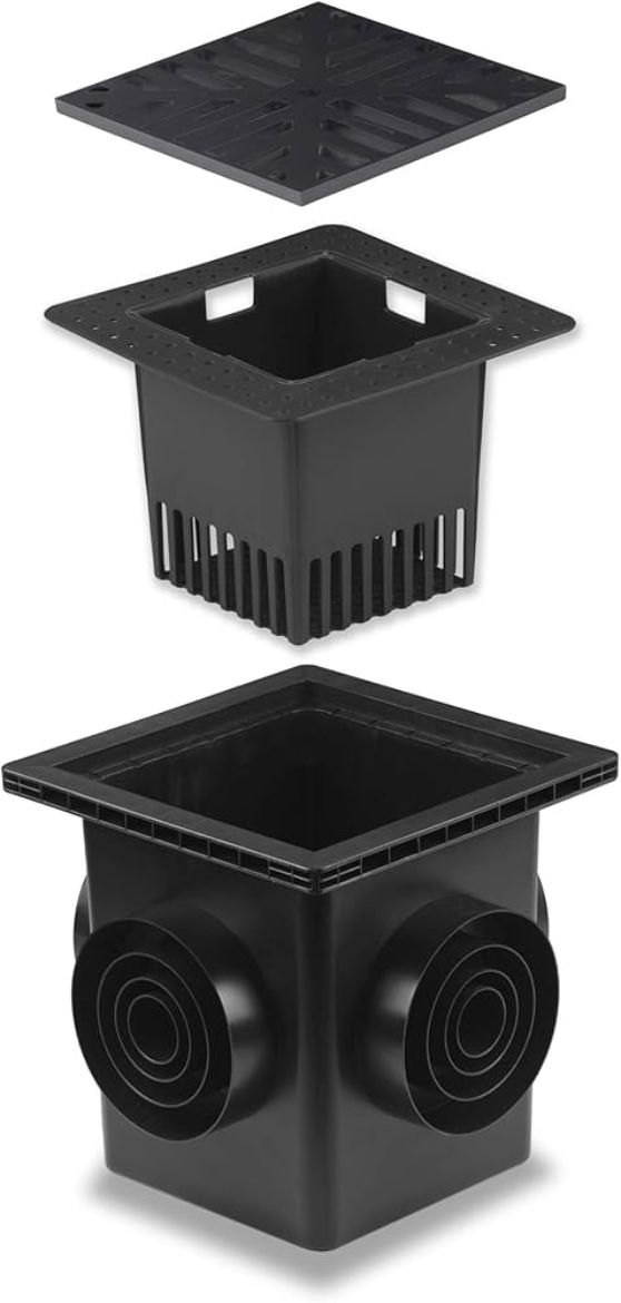 Picture of DRAIN 12X12 CATCH BASIN 4 OUTLET COMPLETE