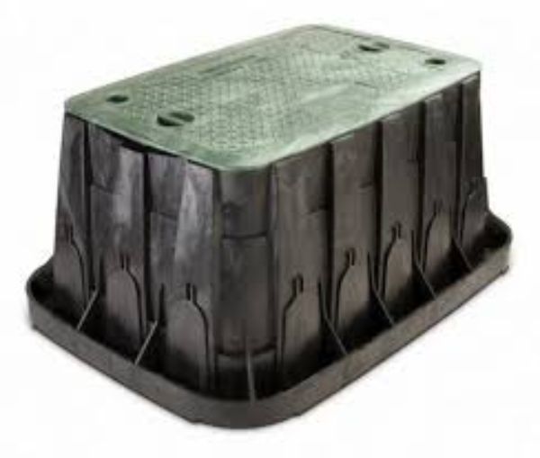 Picture of DRAIN 12X22X16 VALVE BOX W/ GREEN COVER