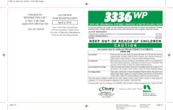 Picture of 48LB DRUM CLEARYS 3336 PRO PAK WP